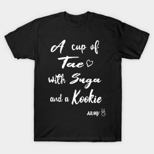 BTS A CUP OF TAE WITH SUGA AND A KOOKIE T-Shirt